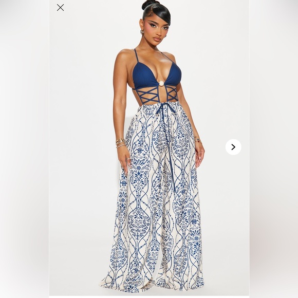 Fashion Nova Pants - Caribbean vacation jumpsuit